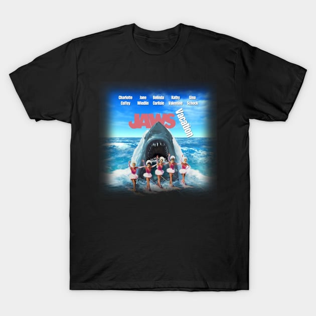 Jaws Vacation! T-Shirt by RetroZest